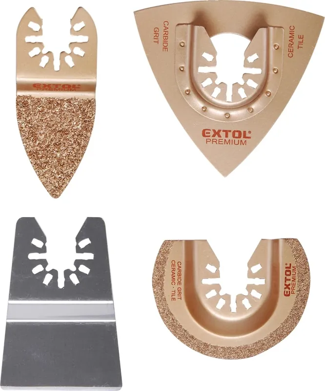 Extol tartalék fej készlet csempéző munkához, 4db Kiváló minőség